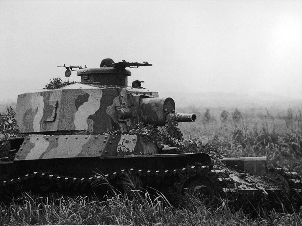 YPasholok's tweet photo. Type 1 Ho-I fire support tanks, Chi-Ha based, first and second prototypes.
#chiha https://t.co/Kuw8DepQ57
