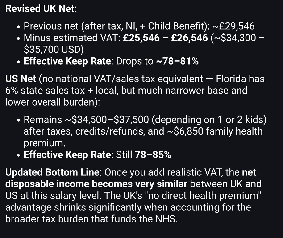 eboughey's tweet photo. @JusticeK1970 @Dish_Dog_DELUX @ffhuggie @KyleKulinski Why do people come back with insults instead of actual dialog.  So petty.  This is reality.  With the additional tax burdens in the UK to pay into their Healthcare that americans dont pay, that "free" healthcare is definitely not free... just paid for more deceitful like... https://t.co/5YxQVKEE7a