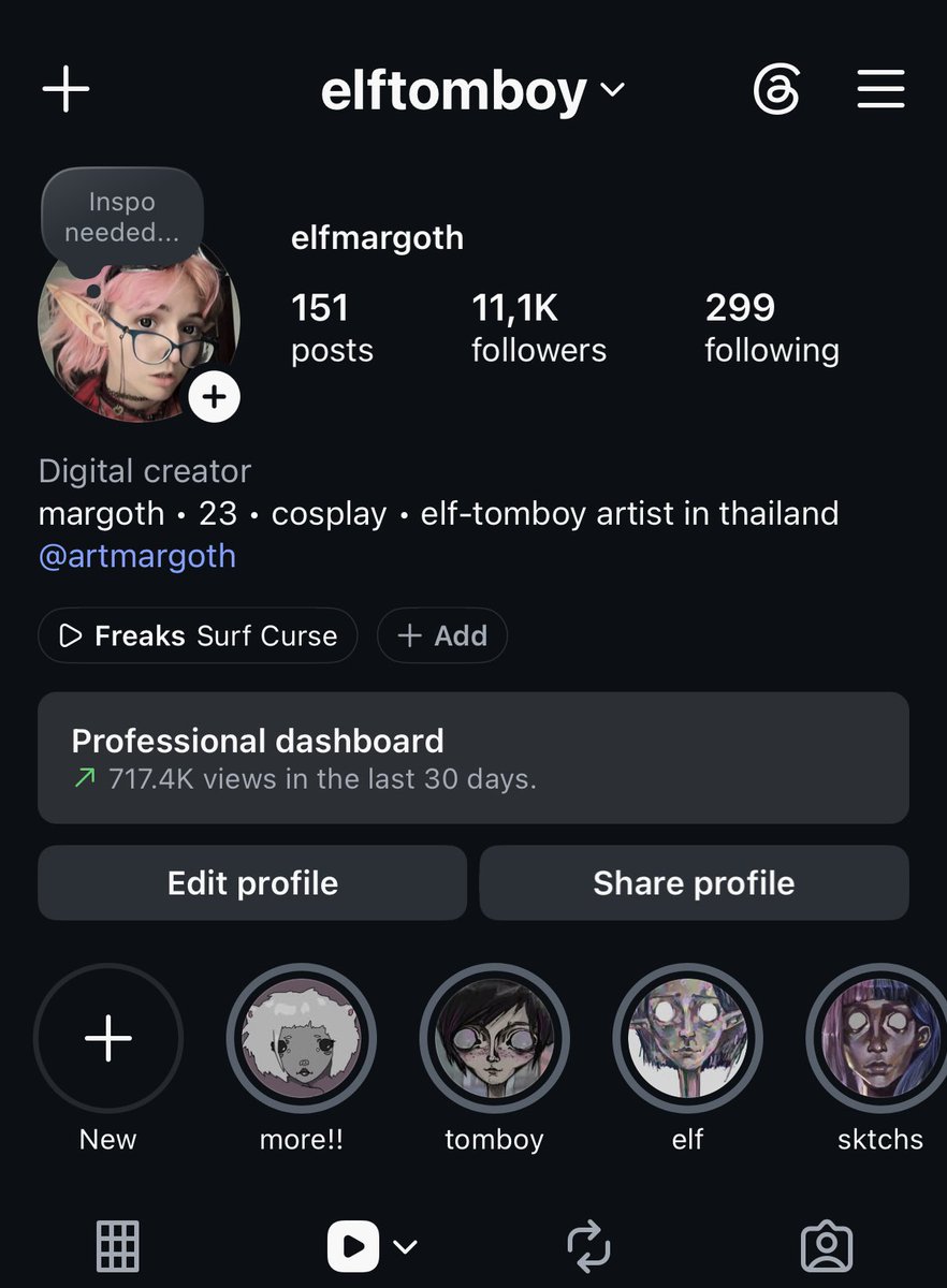 elfmargoth's tweet photo. this morning my main instagram account got banned.
they didn’t even explain what exactly was wrong.
they just removed the account completely.
it had 11.1k followers when it happened.
I honestly don’t know what I’m supposed to feel right now. https://t.co/YAKIQ1GyRO