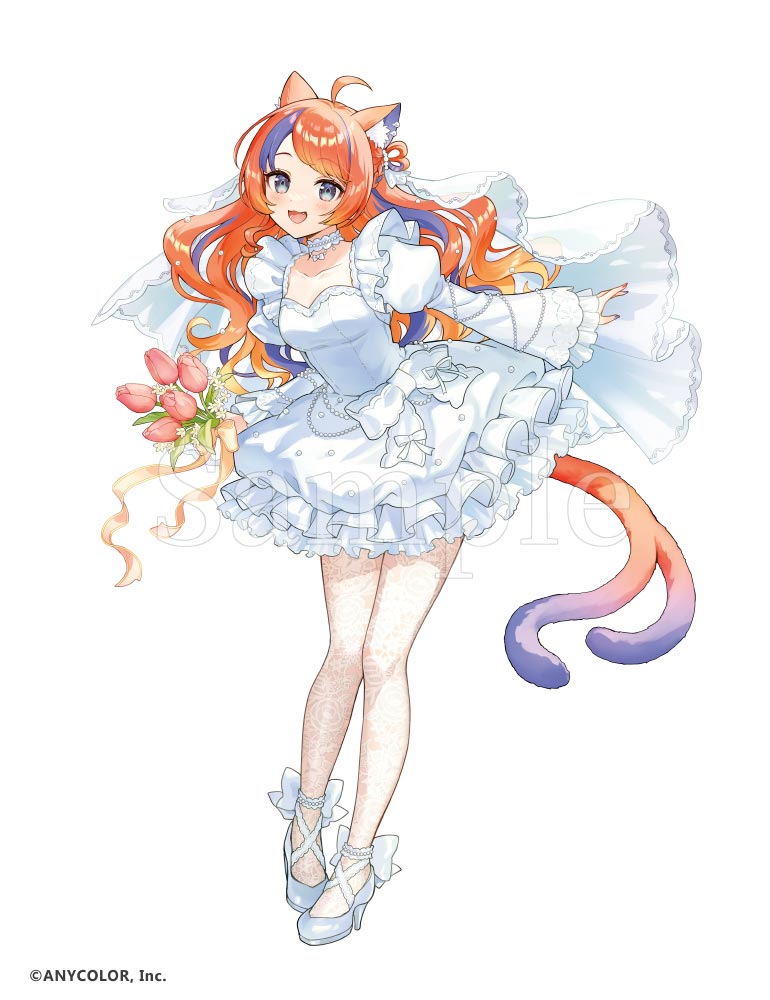 sacro396's tweet photo. にじさんじ『Luminous Marriage』にて、
猫屋敷美紅さまのビジュアルを担当させていただきました。
どうぞよろしくお願いいたします！💐✨

#にじさんじジューンブライド2026 https://t.co/UHCzo5stmt