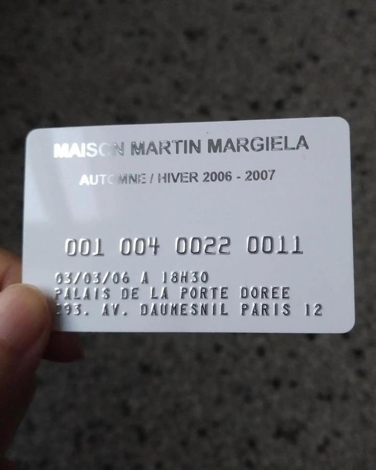 itsjessyin's tweet photo. margiela invites https://t.co/ZWd6zrcA1H