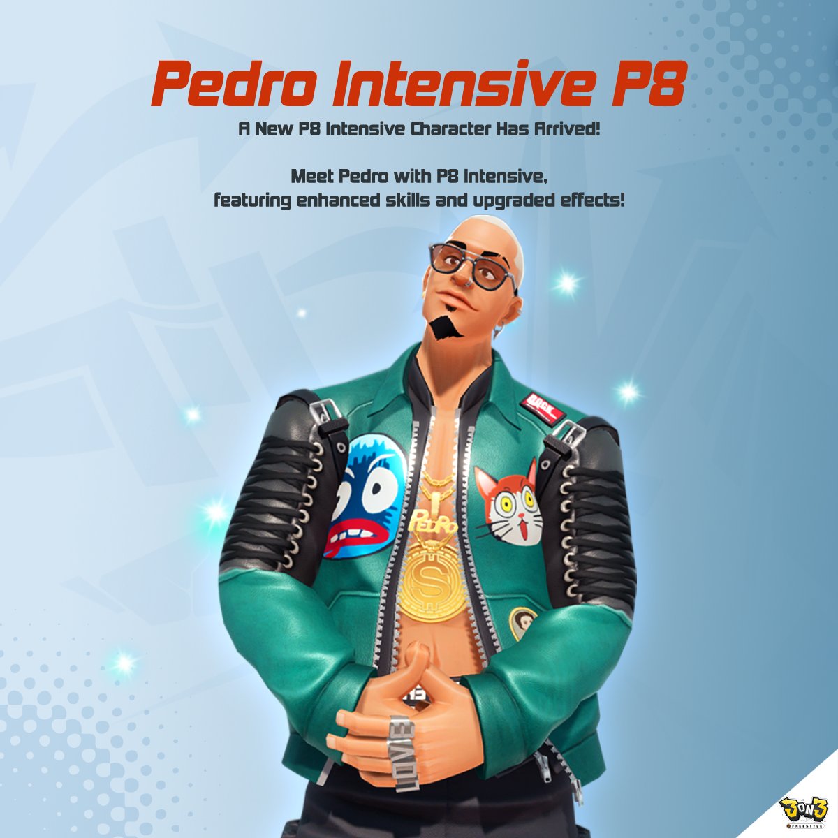 3on3FreeStyle's tweet photo. Pedro steps up as the second character to receive the Intensive P8 update after Vandell!

#3on3freestyle #streetbasketball #videogame https://t.co/Ak2BQ0dO92