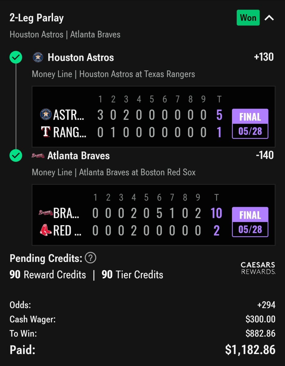 TheMoneyballLab's tweet photo. 2-0 💰🧹

Profit over 2 days $2500+

Subscription at $25/month!! limited time! 92% win rate!! 

Link in Description

#MLB #Picks #Astros #Braves https://t.co/rWRhBU0jtu