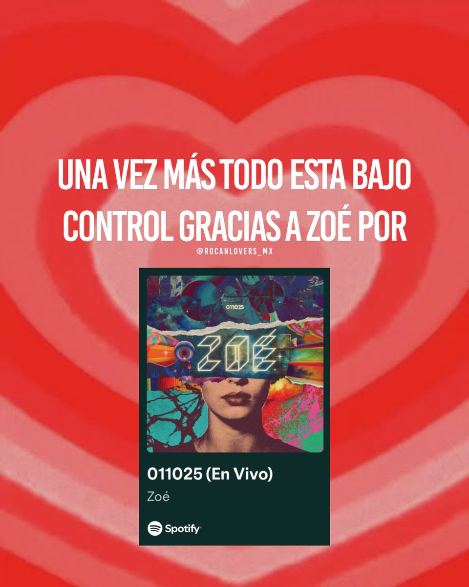 RocanloversMex's tweet photo. Gracias Zoé por 011025 ⚡️ https://t.co/8i7CJa0Q3W