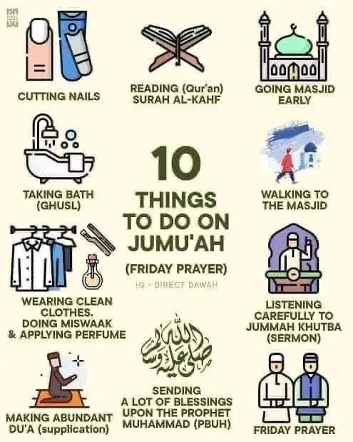 Miss_Halimatu's tweet photo. 10 things to do on Friday, retweet fissabillilah 📌🙏👏👏🌹 https://t.co/H2ZKhHKkkJ