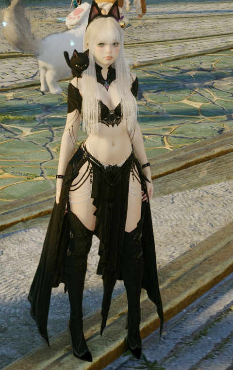Haoto_aion's tweet photo. aion2 新超越のクロメデ装備ガディティール凝っててかわいい。元の色がイマイチ趣味に合わないので染色したら良き感じ！
旧クロメデ装備もかわいいです。
白いのが新クロメデ　黒が旧クロメデ https://t.co/yWQ0B2b8Rz