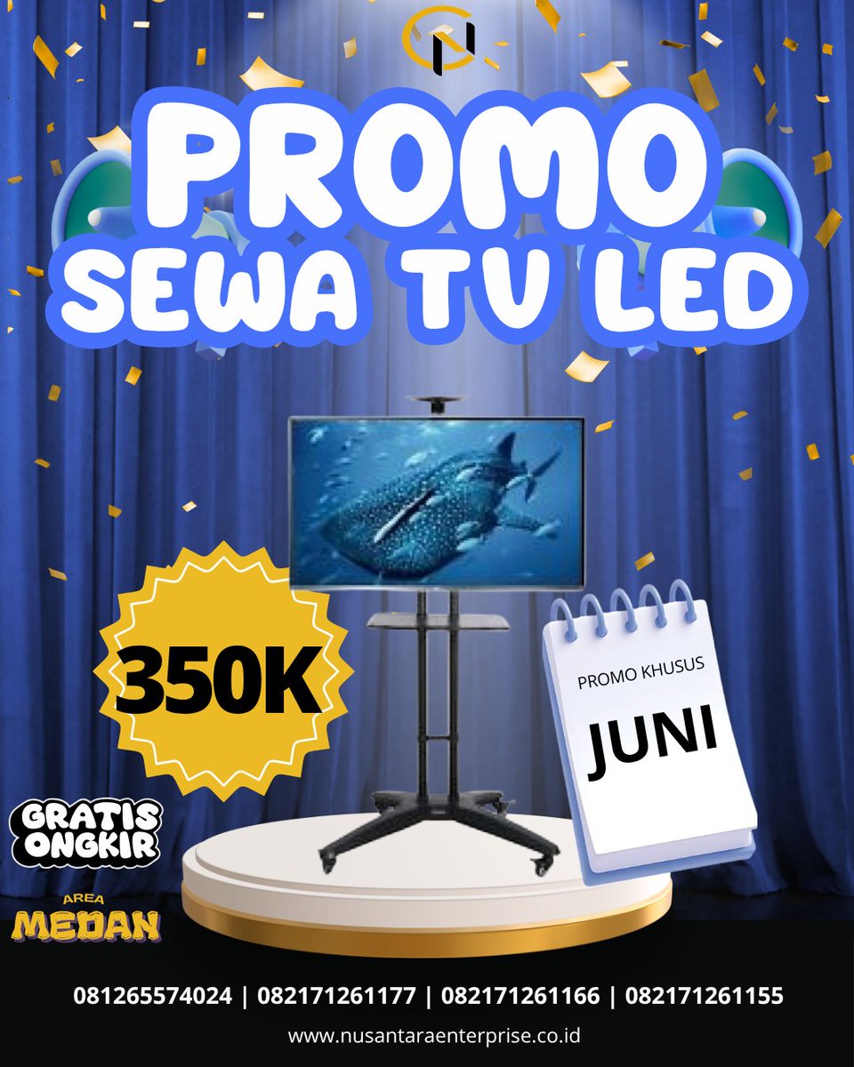 shellyanusanta2's tweet photo. SEWA TV MEDAN 081265574024 https://t.co/Nb4ggQz2xu
#promo #promojuni #sewatv #tvled #tvmurah #tvmedan #sewamedan #juni #jobfair #fyp https://t.co/nlsyuagQuN