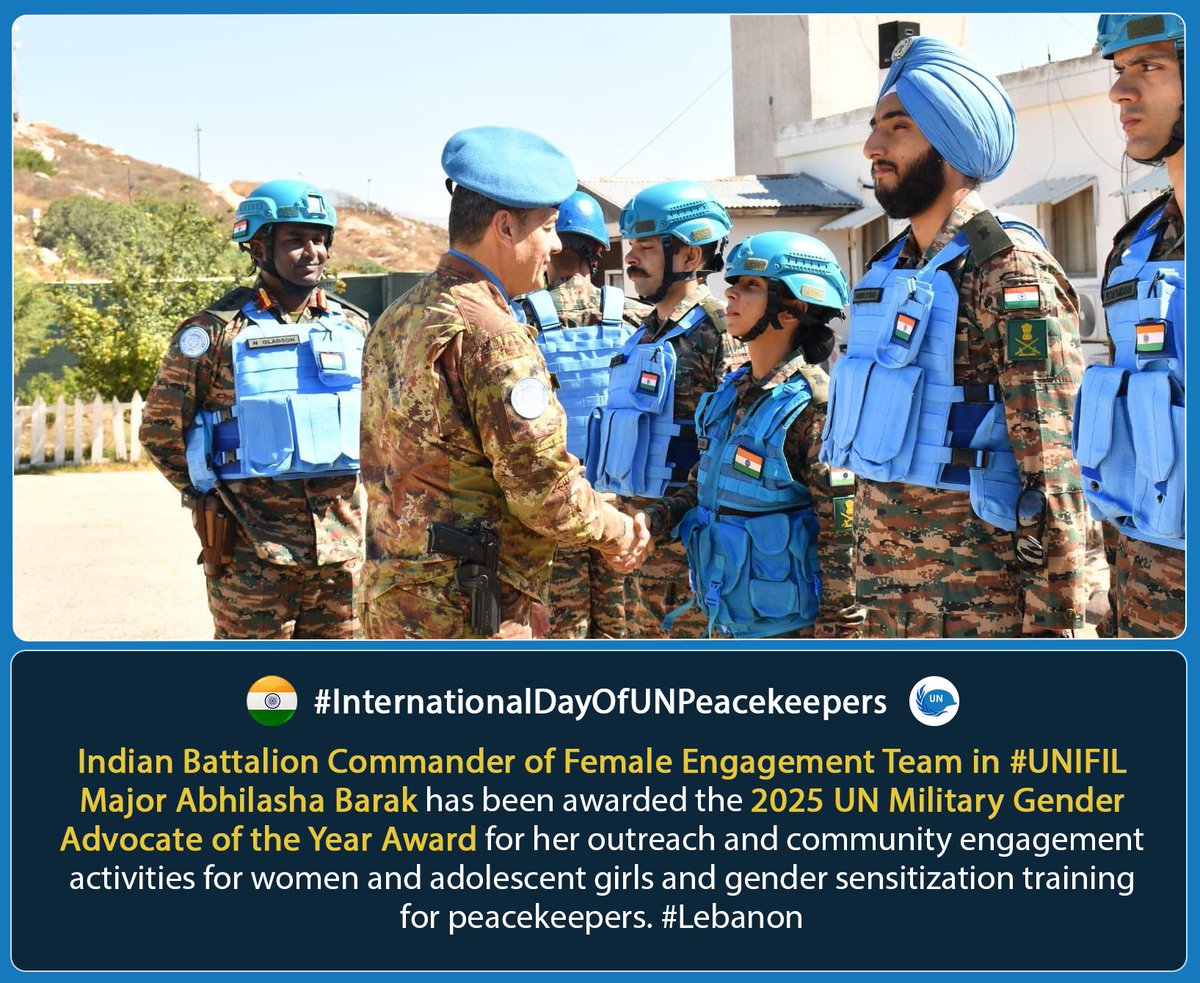 DrSJaishankar's tweet photo. On the International Day of UN Peacekeepers today, pay tribute to the brave women and men serving under @UNPeacekeeping across the world.

Their steadfast commitment to preserving peace and security continues to make a meaningful difference in some of the most challenging environments. #InvestInPeace