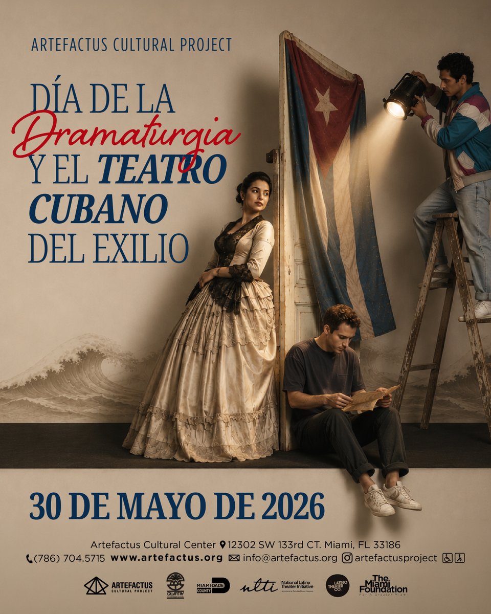artefactuspro's tweet photo. Feliz día de la Dramaturgia y el Teatro Cubano del Exilio https://t.co/PimHb1Z2gF