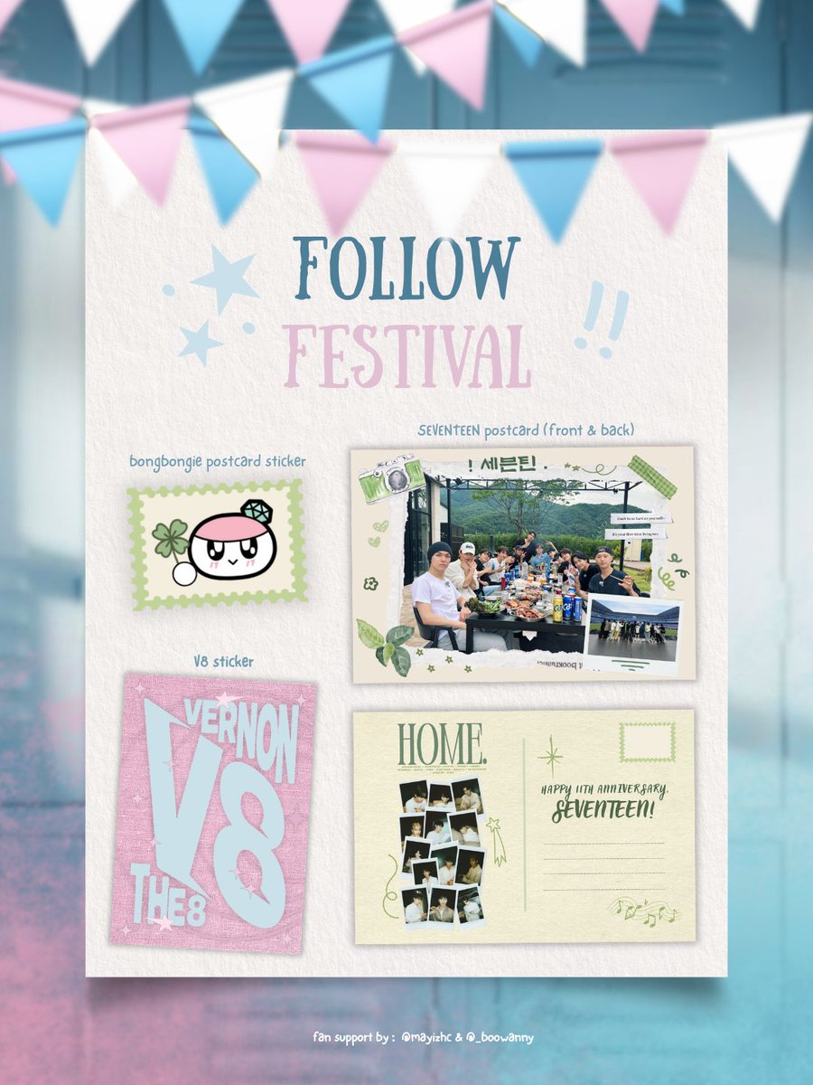 mayizhc's tweet photo. :  #SVT11_FollowFestival !
— fan support by : @mayizhc &amp; @_boowanny 

• likes &amp; rts are very much appreciated!
• will be giving these away randomly.

see you around, CARATs! 🫶 https://t.co/52Um62oyQv