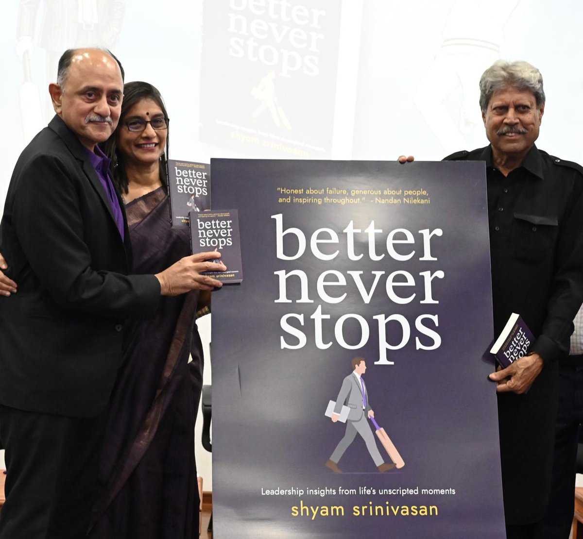 bijoyghosh70's tweet photo. Shyam Srinivasan shares lessons from banking and cricket in new book. The former banker’s new release better never stops is a part memoir and part leadership guide.
https://t.co/z5CKpEDutP @therealkapildev
@Rohangdas
@businessline https://t.co/rZPI0sF0Tf