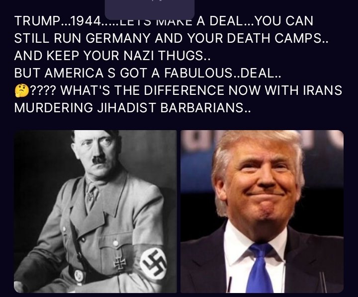 randy3151's tweet photo. TRUMP'S... 2026... LOGIC 🤔?? ON  NOT DESTROYING ..FOR GOOD THE IRANIAN TERRORIST IN CHARGE. IS
FRANKLY ...UNEXPLAINABLE... https://t.co/5iUK3b6BmA