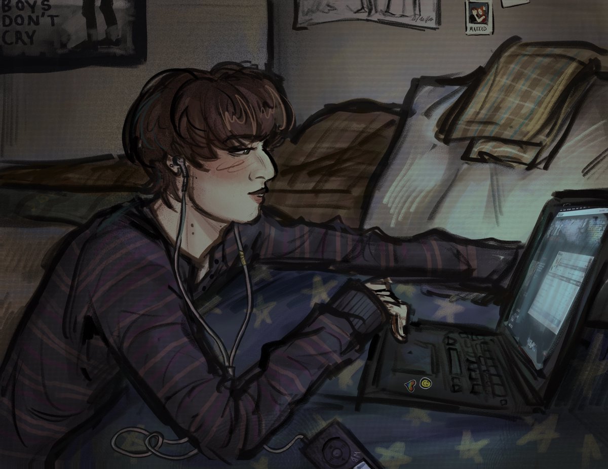 zombieby3rs's tweet photo. 2000s au #willbyers 💿 https://t.co/IQ5IUJCkvZ