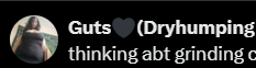 Guts🖤(Dryhumping Enthusiast)💚 tweet media