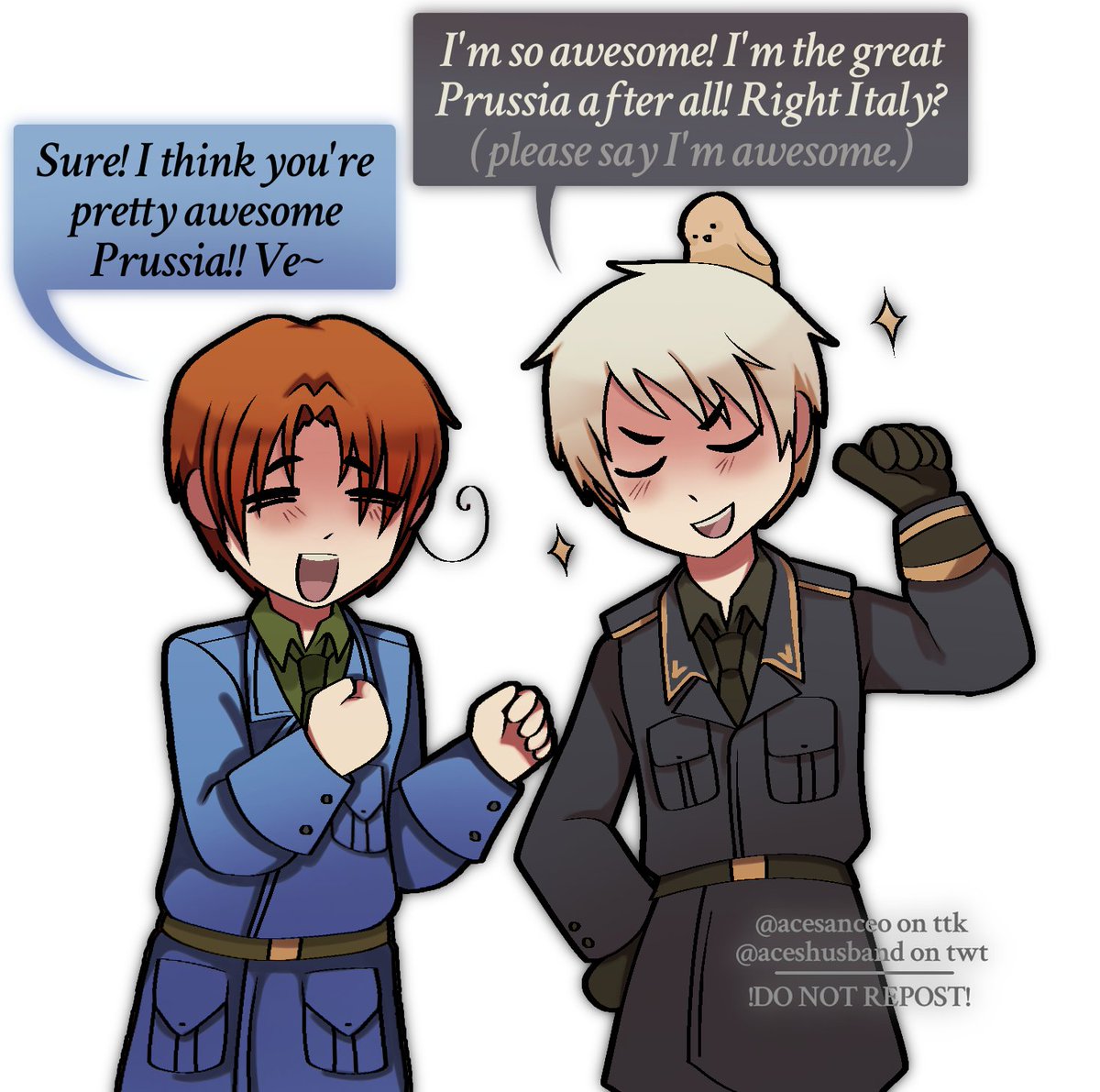 aceshusband's tweet photo. [ #HETALIA ] Stupid quick doodle. May count as #pruita I rlly need to stop joining new fandoms.. https://t.co/3P4oyAj6mo
