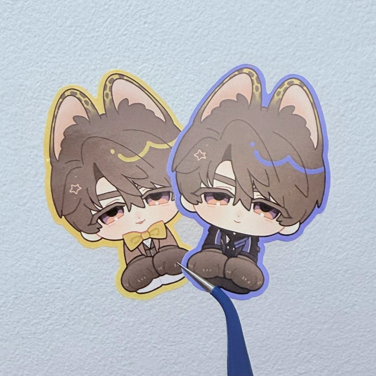SZNMLi__'s tweet photo. Sample🧡

🔸งานสติ๊กเกอร์แวะมารับได้เลยนะคะ ไม่ต้องแลกก็ได้ มีแบ่งไปวางด้วยค่ะ
🔸จะมีจิบิชุดวันเกิดด้วย แต่อาร์ตยังไม่งอก 😂 https://t.co/48UwkFrYw3