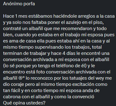 EXHIBE A TU ESPOSA/NOVIA... TODOS LO DISFRUTARAN tweet media