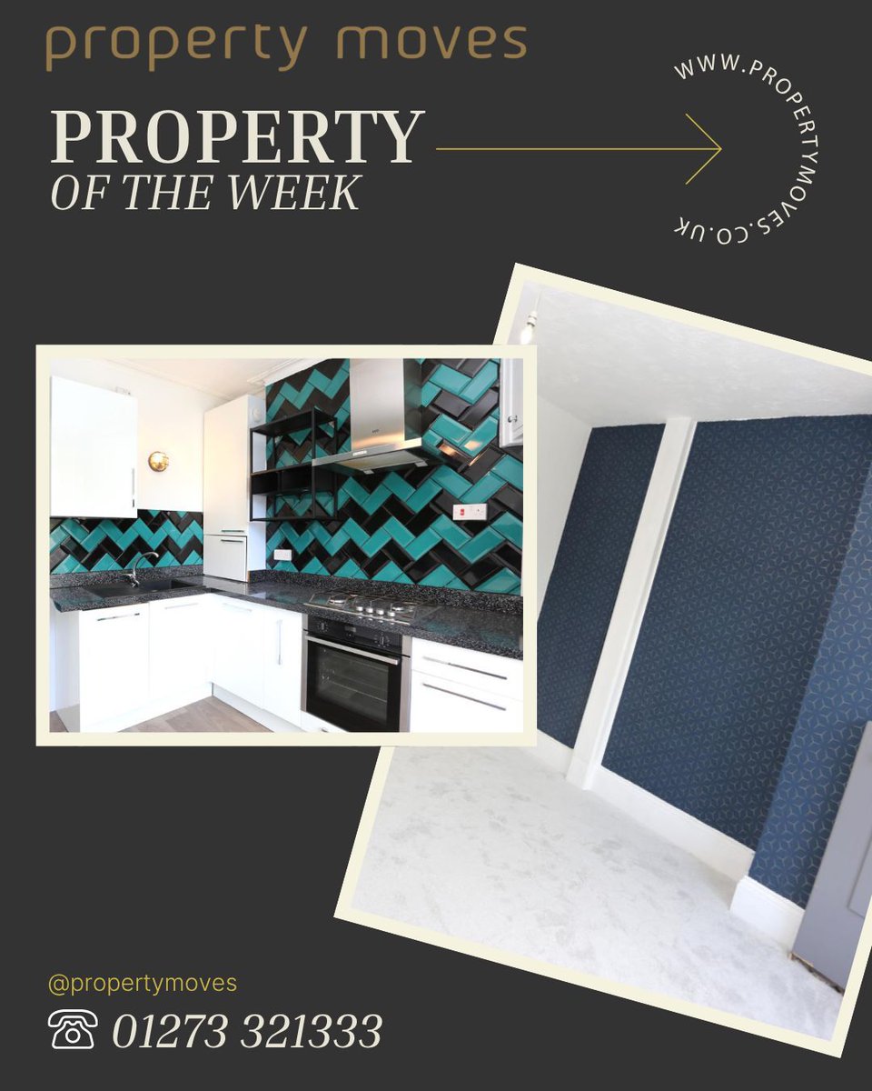 Property_Moves's tweet photo. 🏡 Property of the Week 🏡

A fantastic two-bedroom first floor flat situated on a quiet residential road in the heart of Hove 🌊✨ https://t.co/vURGNo94hX