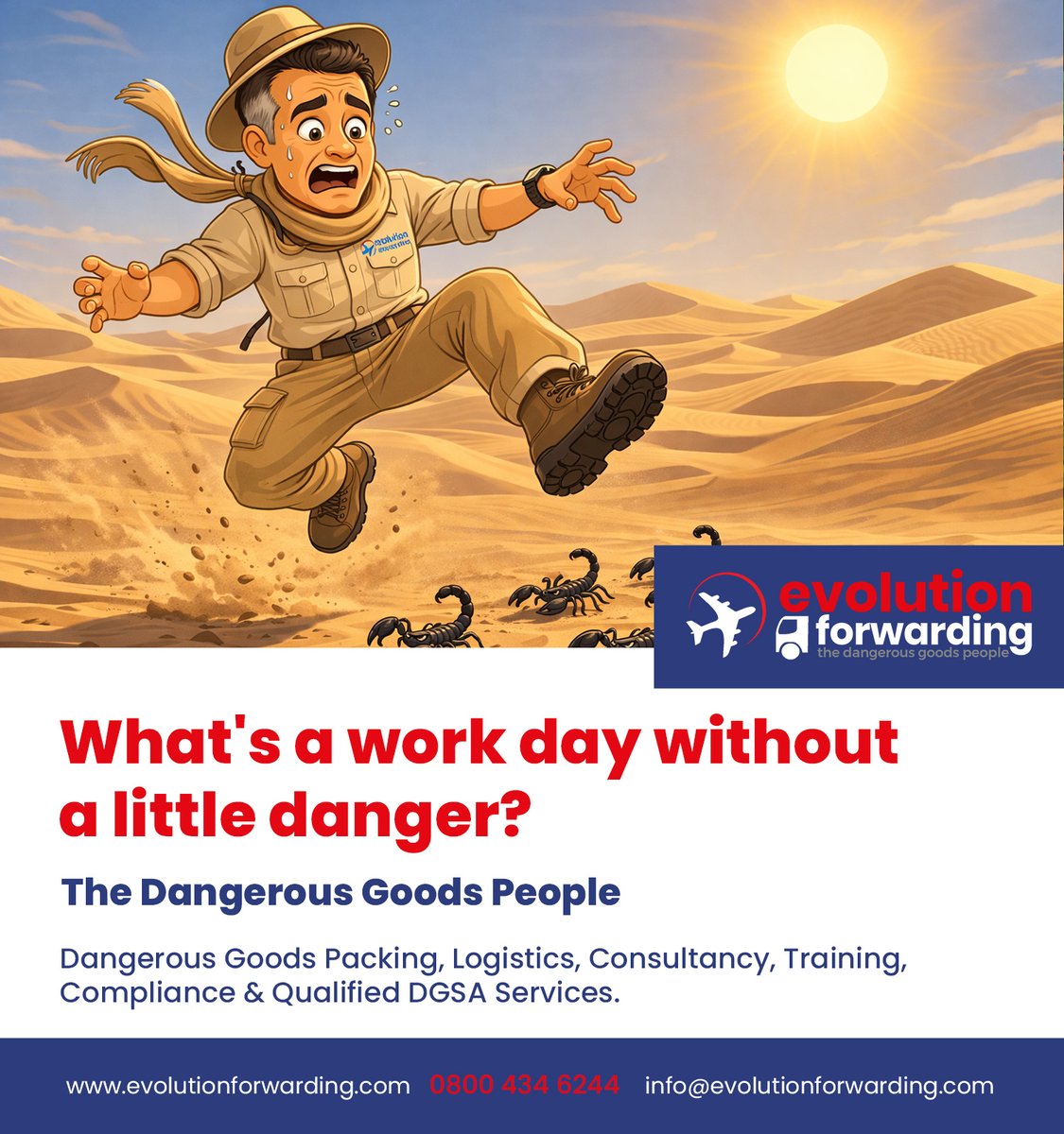 Evolution Forwarding - The Dangerous Goods People tweet media