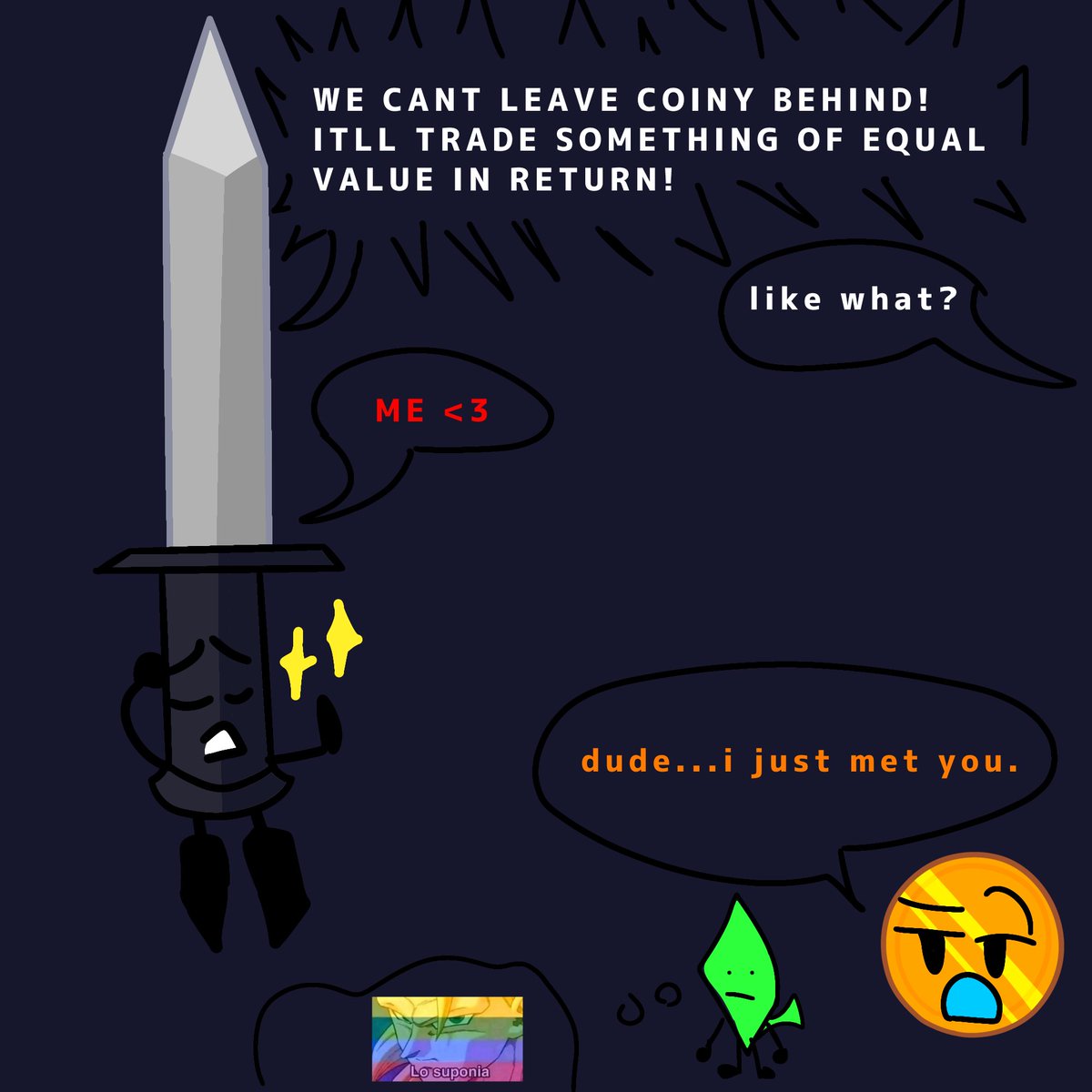 nosoydes2036450's tweet photo. Im in love with coiny am i stupid?

#bfdi #osc #coiny #leafy #ocxcanon https://t.co/8484HU2AtD