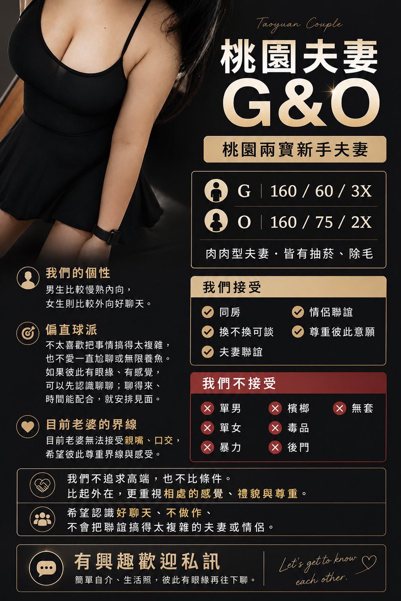 桃園夫妻G&O tweet media