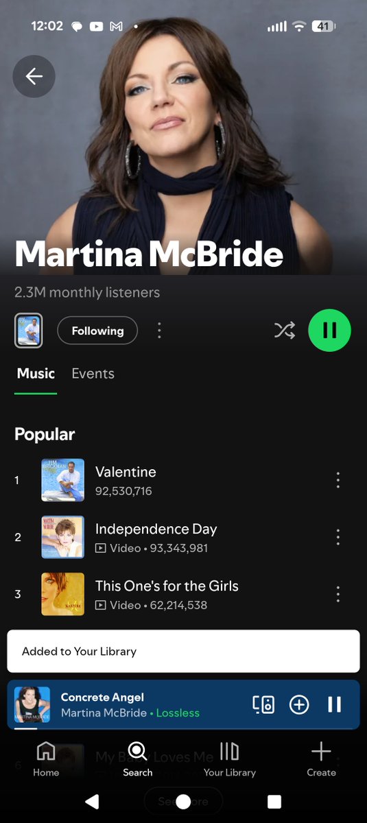 SportsTruthJH's tweet photo. @FanaticLurker @martinamcbride Just added her. I guessed I'll be getting some Martina McBride education over the next few days. 👍🏾👍🏾👍🏾 https://t.co/44n7VLXiYi