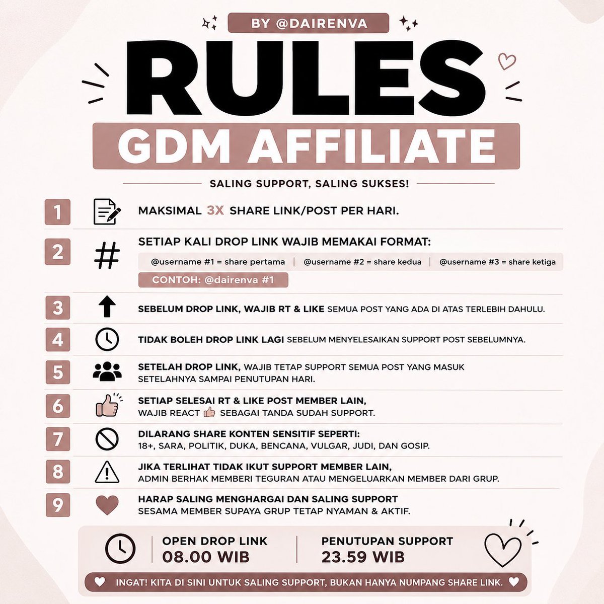dairee | open gdm rt like tweet media
