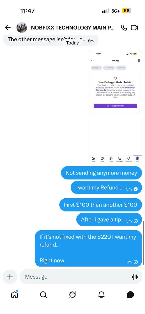 Carold_Jenkins's tweet photo. @elonmusk @X 
@Nobfixx is a FREAKING SCAMMER; And, your support isn’t doing anything about it.

THEY ARE USING YOU PLATFORM TO DL THIS!!!!

You are fine with this??????? https://t.co/01PeASPywG