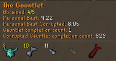 Colton_WD's tweet photo. Log on my uim. The 3 pets is a little troll. 🫠 #OSRS #cg https://t.co/wUxkFkQUZN