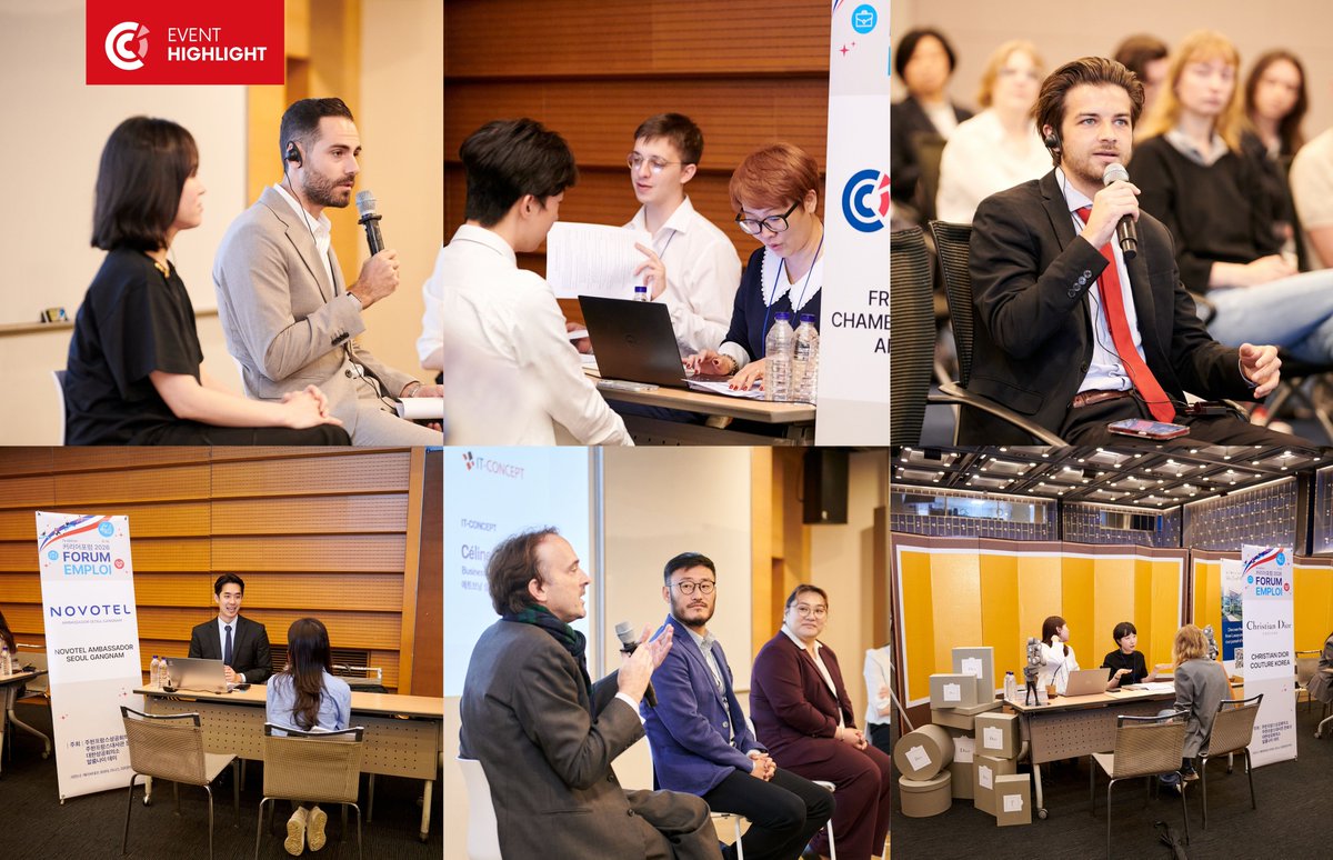 FranceenCoree's tweet photo. 🚀 Succès pour le 7ème Forum Emploi Séoul 2026 !
Les chiffres clés :
 👥800 participants
 🏢27 entreprises
 💡13 ateliers carrières
Merci aux candidats, recruteurs et partenaires. Ensemble, construisons l'avenir avec le français ! 🇫🇷🤝🇰🇷
#ForumEmploi #Seoul2026 #Networking https://t.co/kqX2e9lVh3