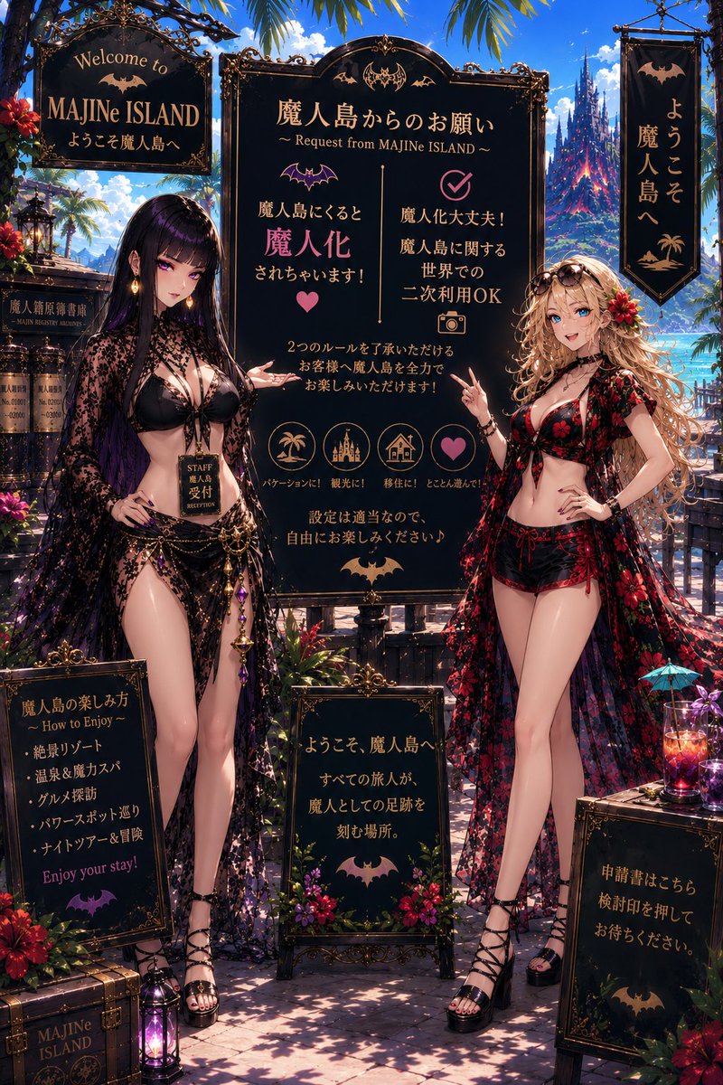 魔人島 魔人島に来訪される方へ👀🌟