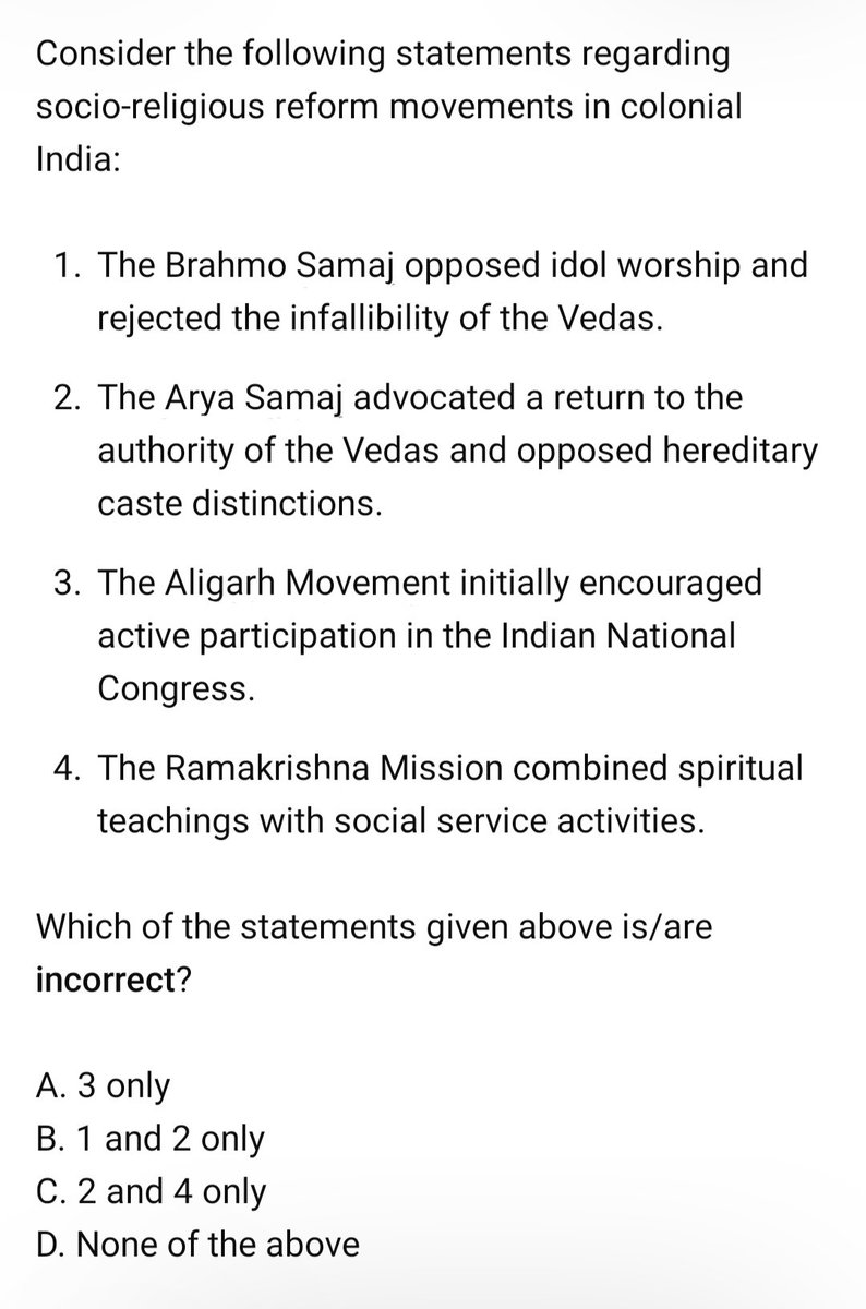 Important4UPSC's tweet photo. Must attempt...
#UPSCPrelims2027
#UPSCEPFO
#Precall
#UPSC https://t.co/oBGtiRAlNN