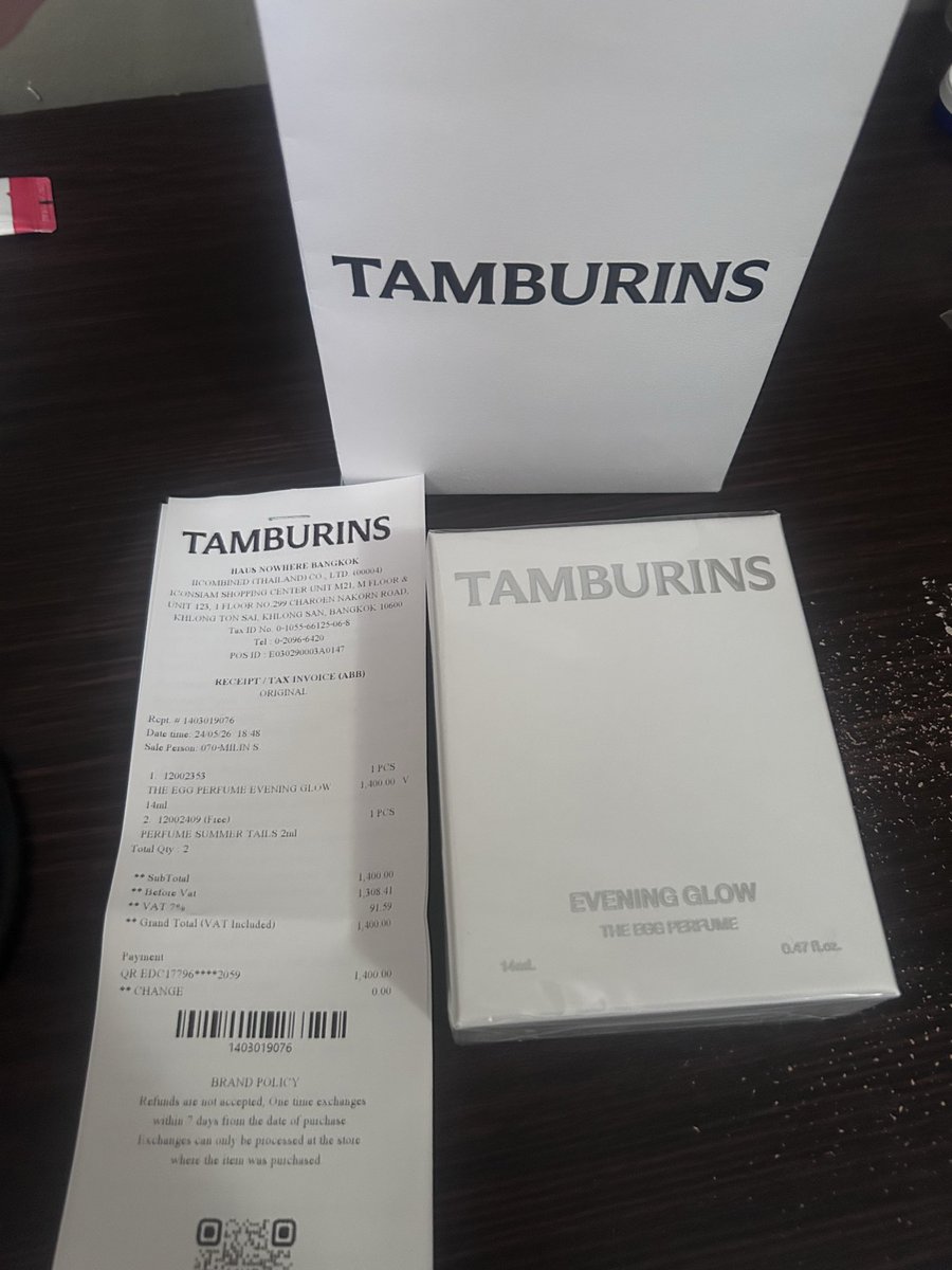 melngyem's tweet photo. ส่งต่อ tamburins egg perfume กลิ่น evening glow 14 ml 

🌊 1300 รส. มือ1 ของเเท้ ช็อป iconsiam 
( นัดรับได้)

#ส่งต่อน้ําหอม #ส่งต่อtamburins #tamburins #พรีออเดอร์เกาหลี #ส่งต่อเครื่องสำอาง #ส่งต่อสกินแคร์ #น้ำหอมเจนนี่ #ส่งต่อcanmake #dasique https://t.co/GPINQcBqkt