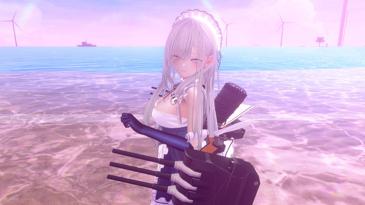 tukizi_runa's tweet photo. 特別営業用の改変していたんですけど
いつのまにかアズレンのベルファスト作ってました

#sinano3D
#Mintrollrin https://t.co/BDlkPLUn7j