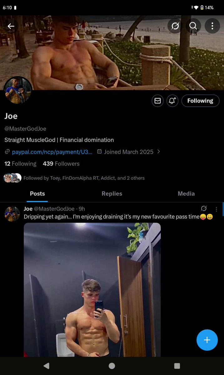 LabourCornwall's tweet photo. Please @PayPalUK @PayPal note: this paypal account is actively being used for FINANCIAL DOMINATION (Findom) purposes: clear breach of your terms. Worst still - publicising it. 

Please act to maintain the integrity of your platform, thank you.

@MasterGodJoe https://t.co/MEyCDfgKCQ