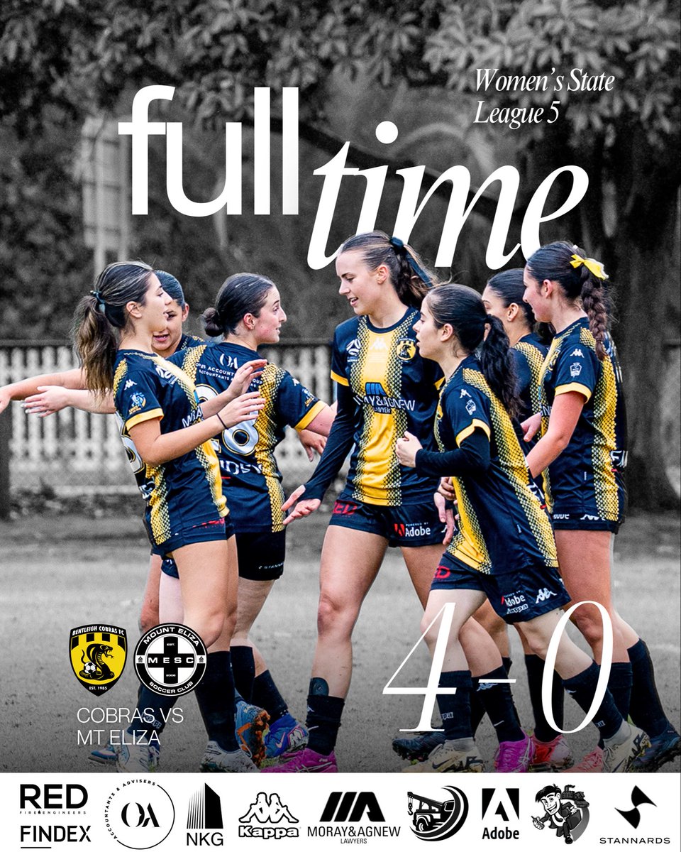 TheCobrasFC's tweet photo. SL5 girls have done it again with a big Round 5 win at home! 💪

⚽️ S. de Valle
⚽️ F. Bentley 
⚽️ A. Thomas
+ own goal

📸 calebandersonphotography

#BentleighUnitedCobrasFC #Cobras #SnakePit #SeniorWomens #FootballVictoria https://t.co/7I9zRtk1tV