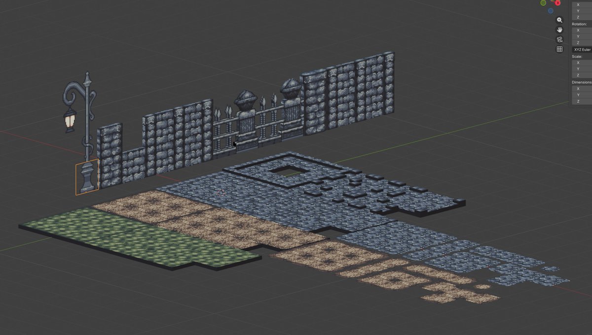 GoblinSpireDev's tweet photo. Progression
#GameDev #IndieDev #Blender3D #LowPoly #3DArt #Tileset #GameAssets #Gothic #PixelArt #IndieGameDev https://t.co/OuuyM3UVUg