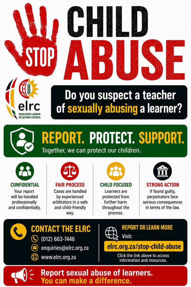 ELRC1994's tweet photo. Child Protection Week: 29 May - 5 June 2026 https://t.co/3gySoFOPs5
