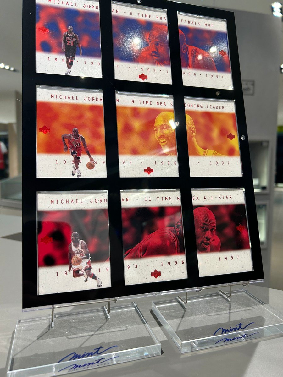 1997 UPPER DECK COLLECTOR'S CHOICE Michael Jordan 選手の9ピース
