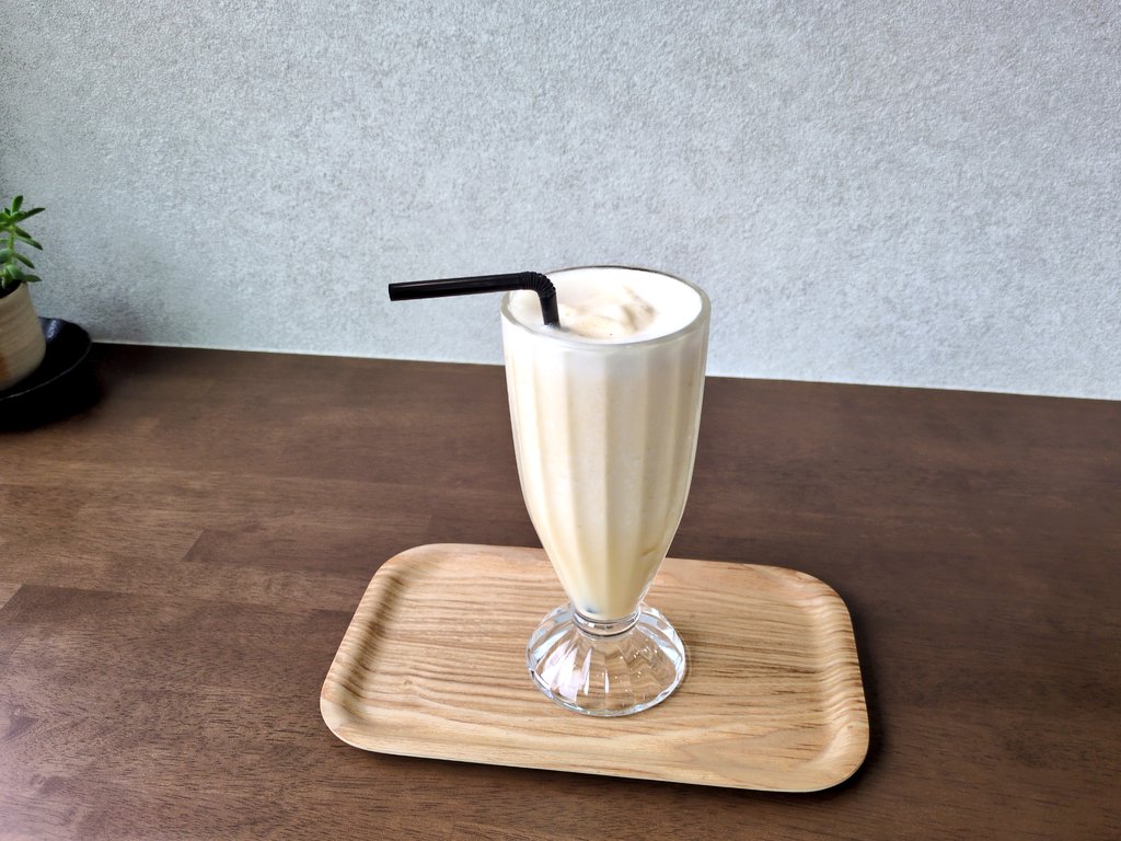 新メニュー第2弾 ミックスジュース🥤 （バナナ、黄桃、みかん） さて