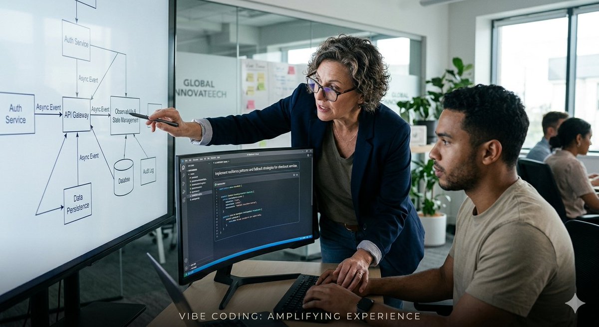 MustafaQiz's tweet photo. AI is accelerating software delivery, but enterprise risk is accelerating with it. The real bottleneck was never code generation. It was governance, operational maturity, and architectural judgment at scale. #AILeadership #EnterpriseArchitecture #CDO https://t.co/flKmeis8fV