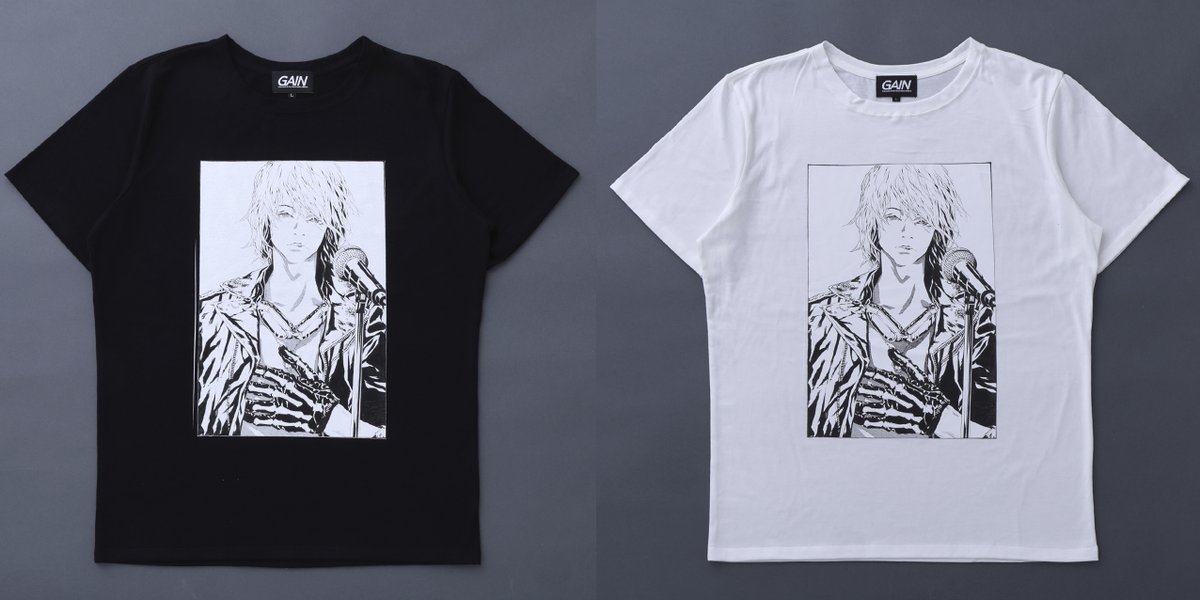 HydeOfficial_'s tweet photo. [STAFF]
GAIN からHYDE × 田島昭宇 コラボレーションTシャツ発売決定！
本日より先行受注を開始！

『多重人格探偵サイコ』などで知られる田島昭宇氏による描き下ろし作品を使用した、Tシャツ2パターンを展開。

さらに、今回GAINのために描き下ろされた原画2点は、7/10(金)〜7/21(火)開催「田島昭宇画業40周年記念展【40 SPECIAL ROLLING THUNDER】」にて展示予定！

ぜひチェックしてください！

詳しくはこちら↓
https://t.co/yoqSGlKhYI

#HYDE
#田島昭宇
#GAIN
