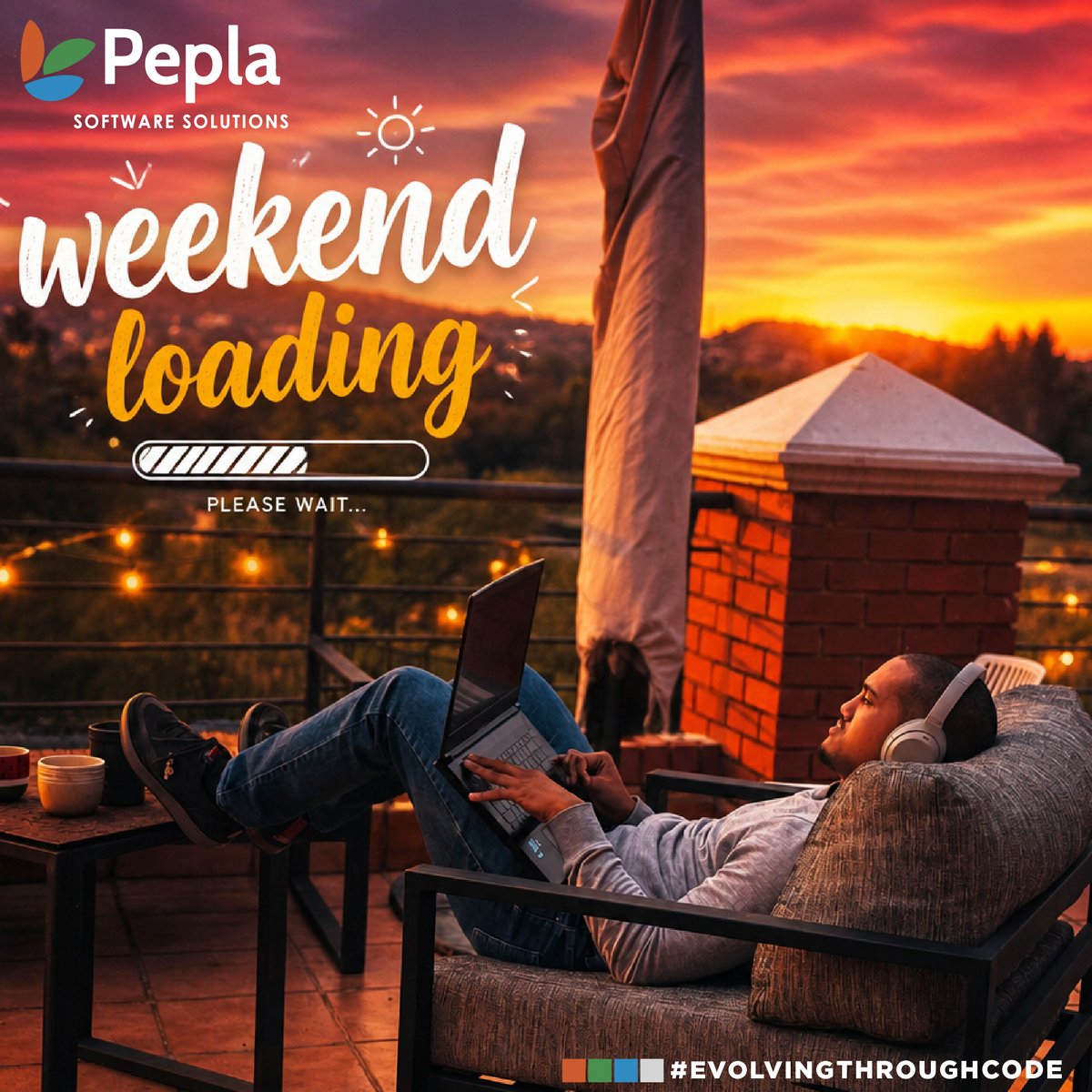 PeplaInfo's tweet photo. Systems optimised. Deploys complete. Tabs… still somehow at 37.

From all of us at Pepla — here’s to smooth launches, bug-free Fridays, and a well-earned reboot.

#FridayVibes
#WeekendLoading
#PeplaSoftwareSolutions https://t.co/PvtGcvSfqs