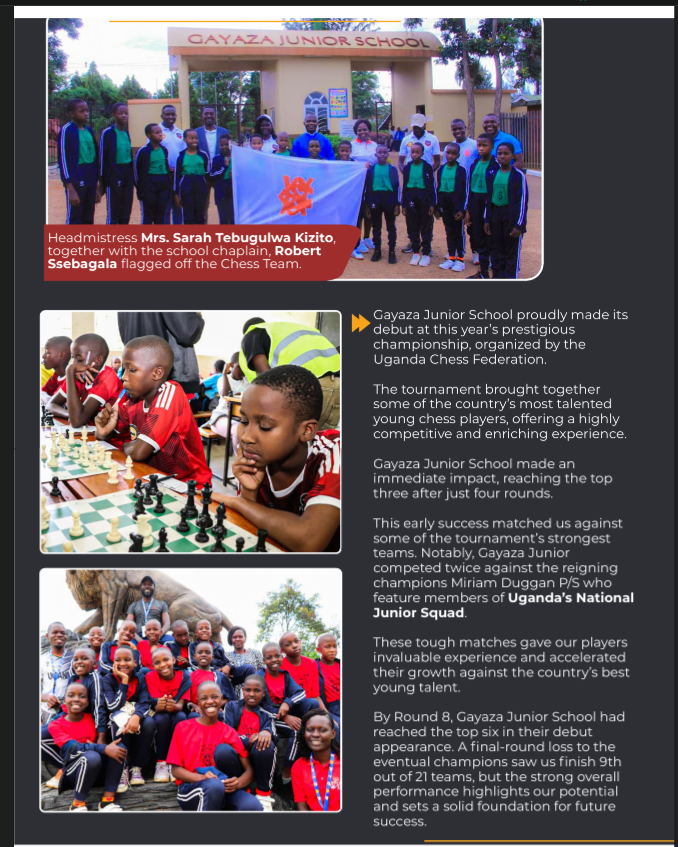 FutureStarsUG's tweet photo. Our girls made their debut at the Father Grimes National Schools Chess Championship, a prestigious event organized by the Uganda Chess Federation, and performed very well.

#FutureStarsUG  
#FutureStarsSportsCamp
@GayazaJunior 
@chess_uganda
@UgandaChess_UCF https://t.co/fV7b0Ssz5u