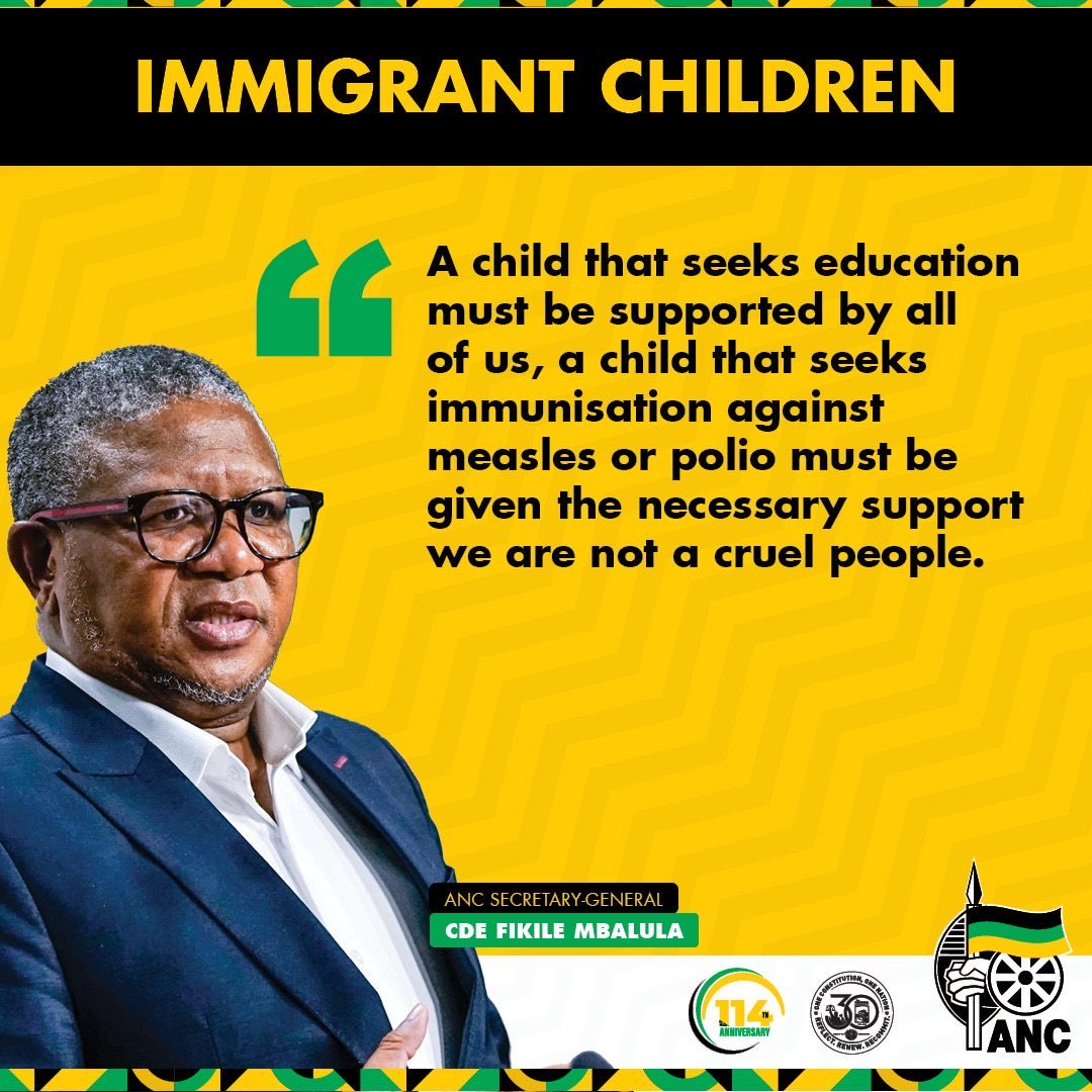 ANC SECRETARY GENERAL | Fikile Mbalula tweet media