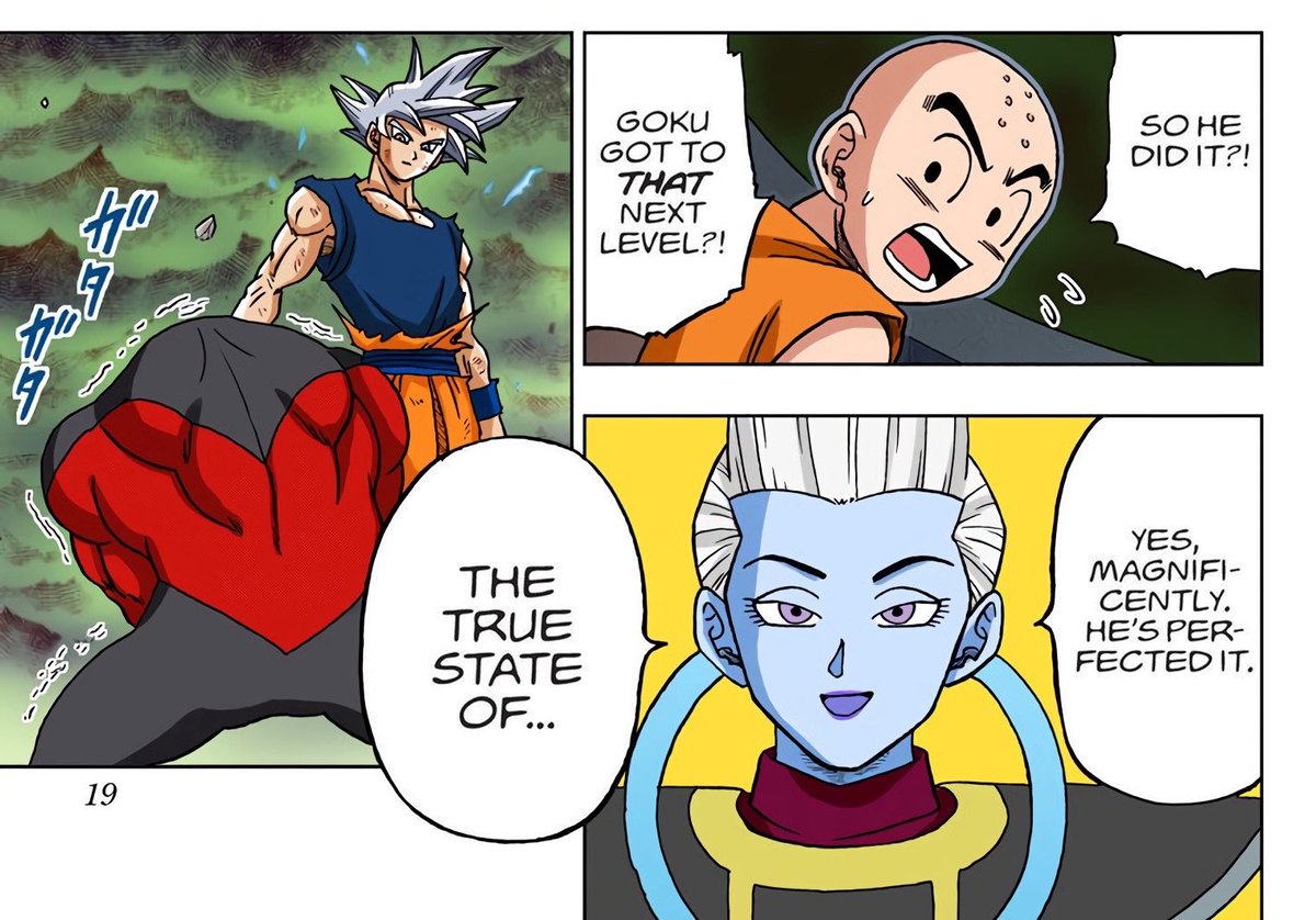 JordanLDurham's tweet photo. You can definitely tell these guys haven’t read OG DB for a while and that they don’t really understand Goku. Goku is a Savant. Unlike Krillin or Vegeta who have to consciously pick up on things more often to contrast Goku, Goku doesn’t “Listen” He is just naturally Talented at picking up on What Roshi Teaches. Goku calling himself a bad student is in reference to the fact he is a Savant who figures out things so easily subconsciously that he rarely thinks about the Details because he has no need. This is not being disrespectful to Goku’s character it’s just re affirming what makes him different, if anything it’s development because he has to take the time to consciously consider what he has been taught and also a compliment because he literally achieved the hardest martial arts technique in Dragon Ball but they will disingenuously ignore that part lol 😂