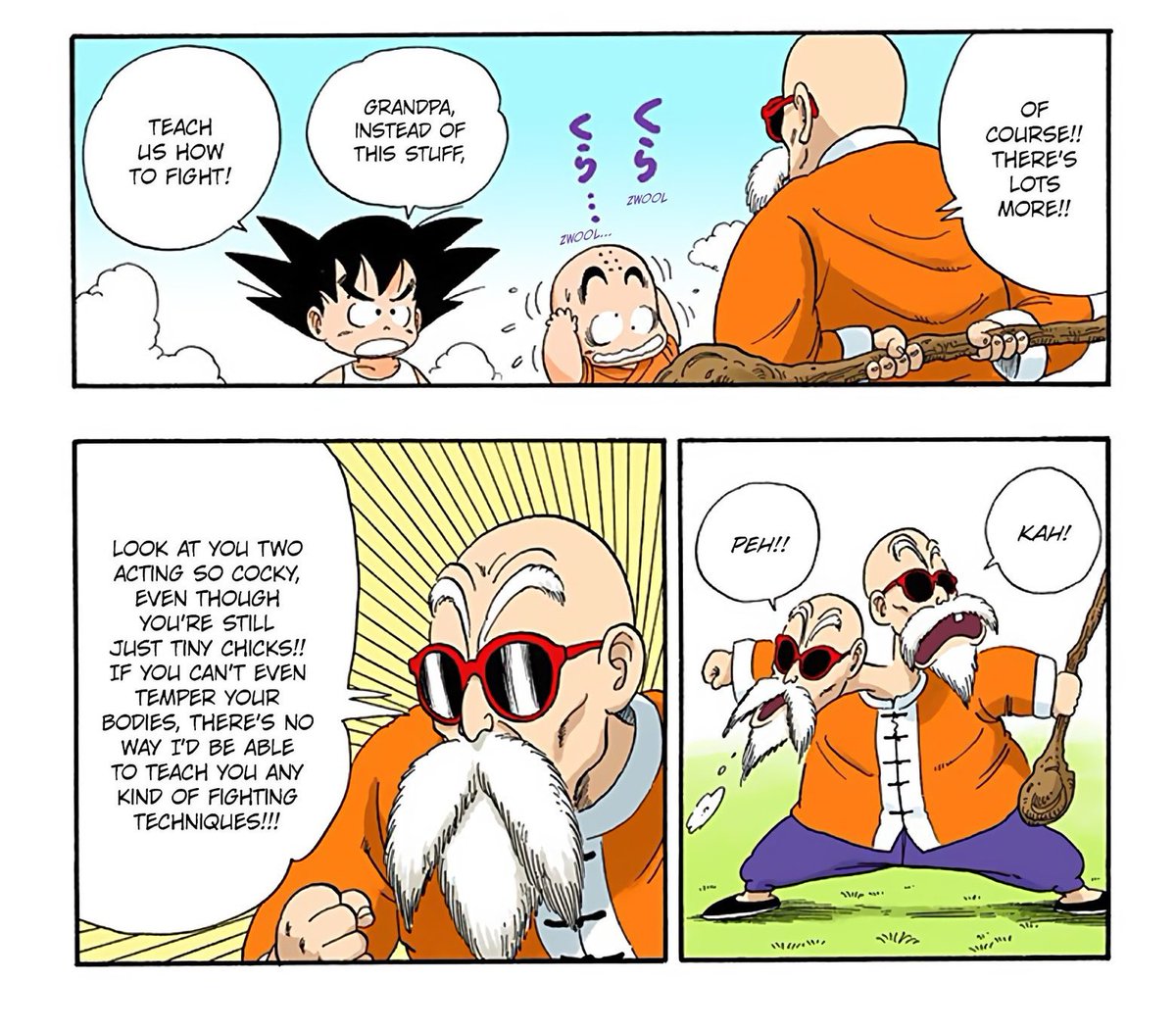 JordanLDurham's tweet photo. You can definitely tell these guys haven’t read OG DB for a while and that they don’t really understand Goku. Goku is a Savant. Unlike Krillin or Vegeta who have to consciously pick up on things more often to contrast Goku, Goku doesn’t “Listen” He is just naturally Talented at picking up on What Roshi Teaches. Goku calling himself a bad student is in reference to the fact he is a Savant who figures out things so easily subconsciously that he rarely thinks about the Details because he has no need. This is not being disrespectful to Goku’s character it’s just re affirming what makes him different, if anything it’s development because he has to take the time to consciously consider what he has been taught and also a compliment because he literally achieved the hardest martial arts technique in Dragon Ball but they will disingenuously ignore that part lol 😂