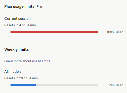 HudsenD's tweet photo. Can someone at @AnthropicAI explain this? I hit my session limit 2–3 times a day, but my weekly usage says I’ve only used 30%.

What kinda scam is this? https://t.co/TuSf8ljKr8