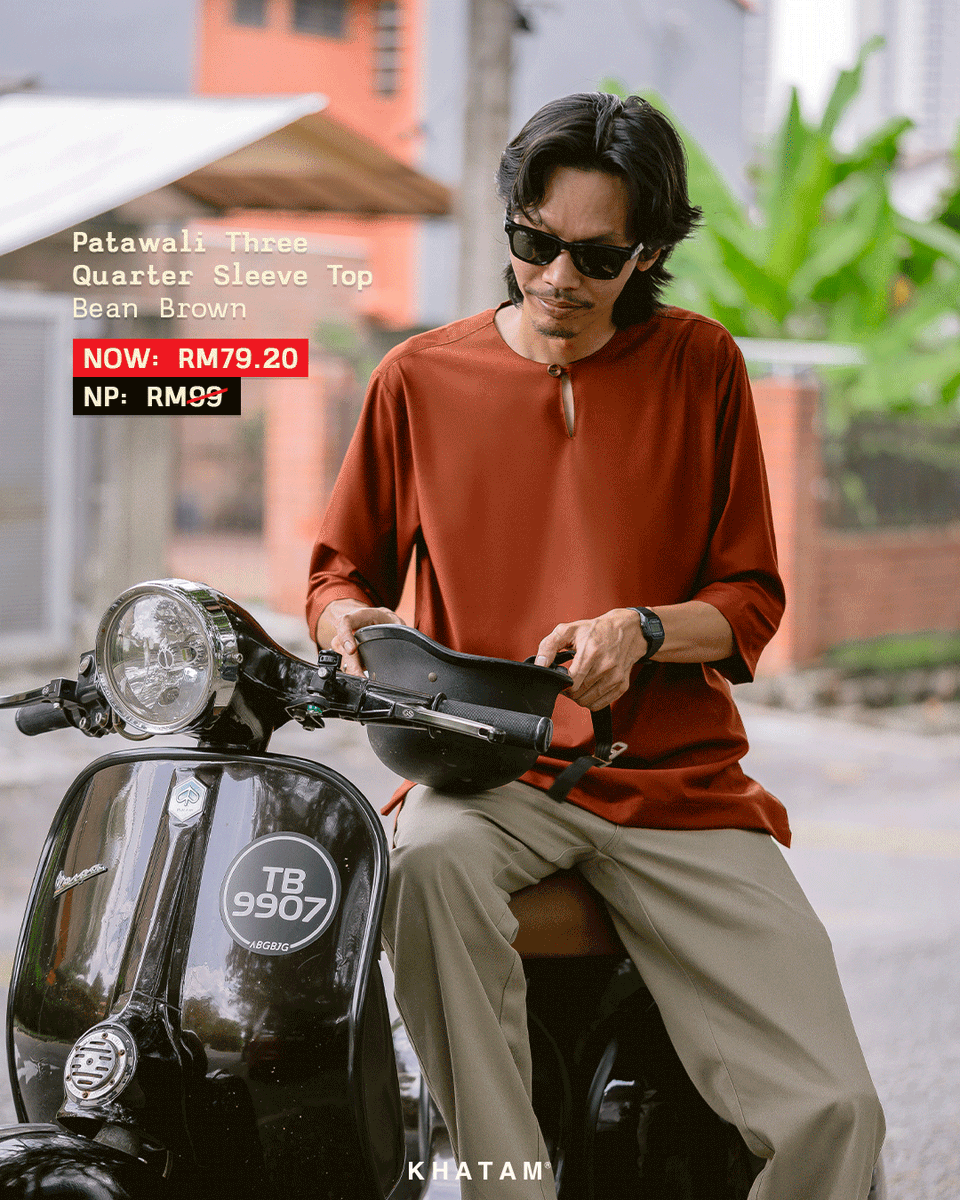 khatamkl's tweet photo. Some pairings don’t need to match perfectly to feel right.

Kemudi Women and the Patawali Three-Quarter Top come together through easy moments and everyday comfort.

Discover selected Mid-Year Sale savings, now up to 40% OFF. Available online &amp; at all KHATAM boutiques. https://t.co/NAn1K0tauD