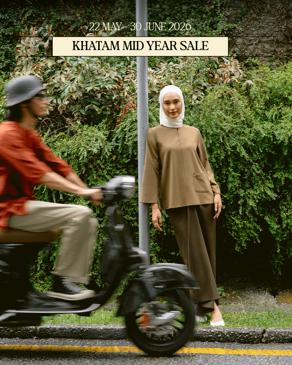 khatamkl's tweet photo. Some pairings don’t need to match perfectly to feel right.

Kemudi Women and the Patawali Three-Quarter Top come together through easy moments and everyday comfort.

Discover selected Mid-Year Sale savings, now up to 40% OFF. Available online &amp; at all KHATAM boutiques. https://t.co/NAn1K0tauD